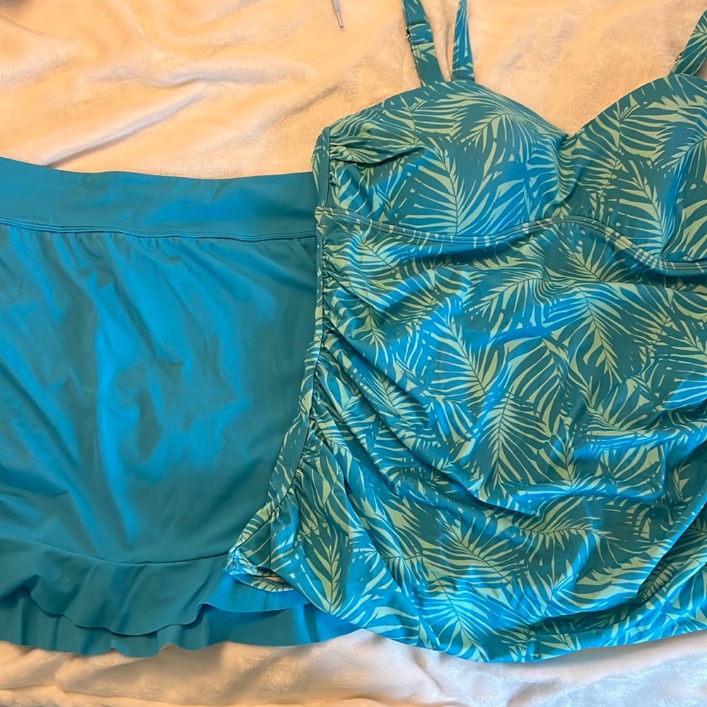 tankini with skirt size 18w